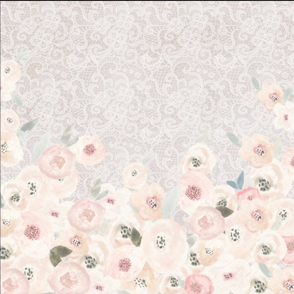 Lace & Floral Backdrop